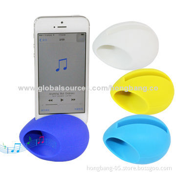 Cute Design Durable Wireless Handy Silicone Egg Speakers, Various Colors Available